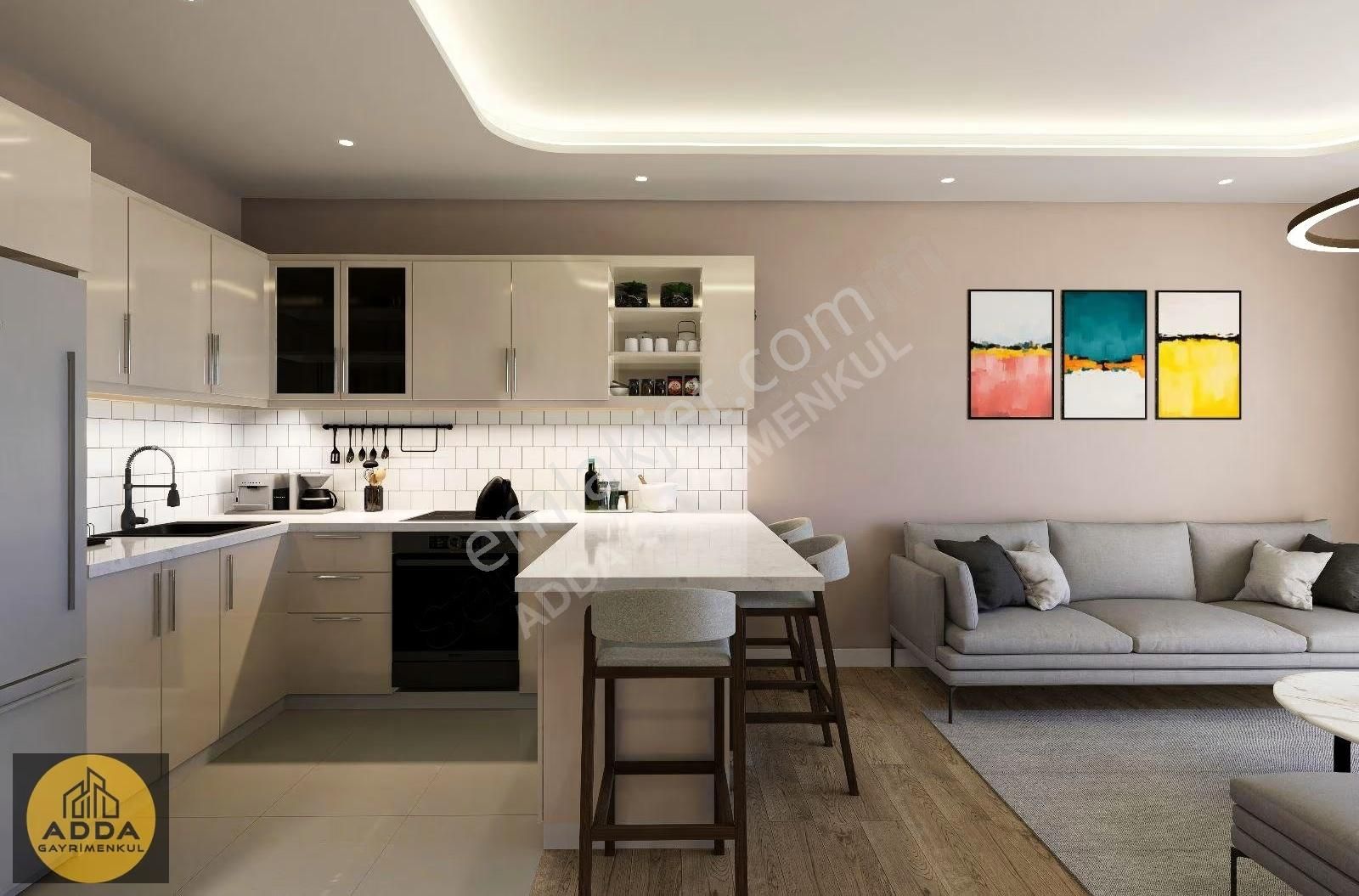 Adda Gayrimenkul Çankaya Üniversitesi Yakını Satılık Ara Kat 2+1