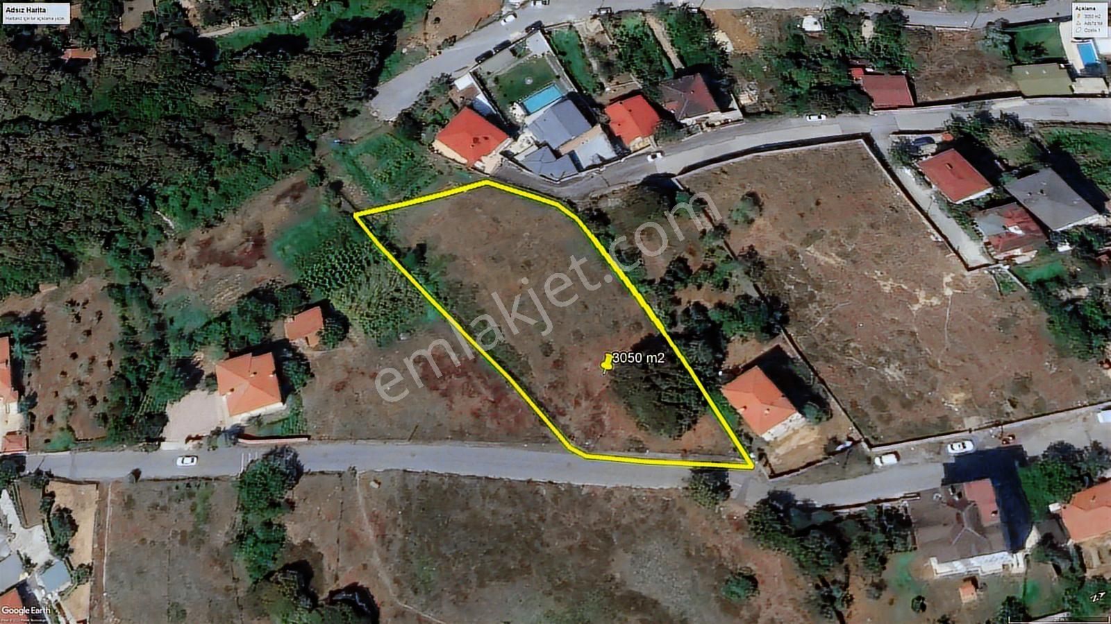 3049 M2 Villa İmarlı Arsa Kapanmaz Manzara 6 Villa Yapılır - Görsel 10