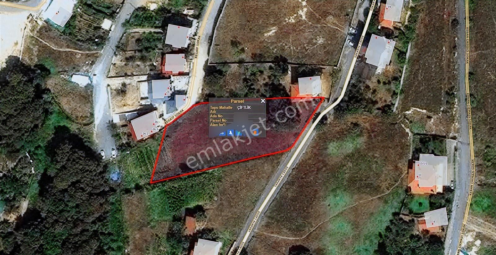 3049 M2 Villa İmarlı Arsa Kapanmaz Manzara 6 Villa Yapılır - Görsel 5