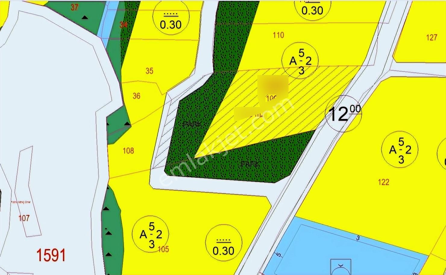 3049 M2 Villa İmarlı Arsa Kapanmaz Manzara 6 Villa Yapılır