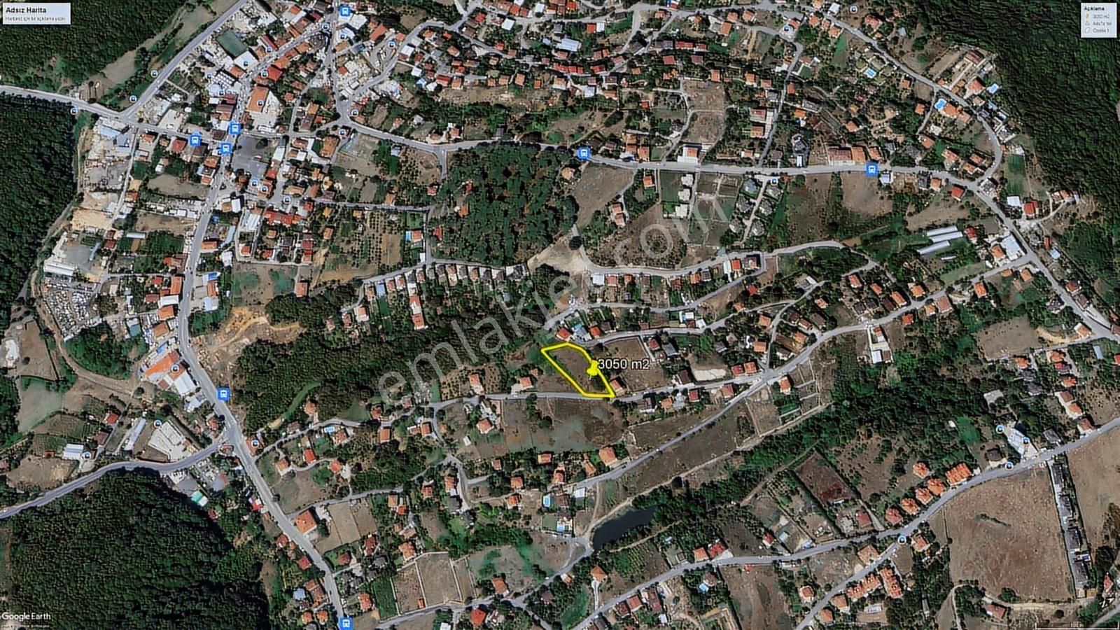 3049 M2 Villa İmarlı Arsa Kapanmaz Manzara 6 Villa Yapılır - Görsel 8