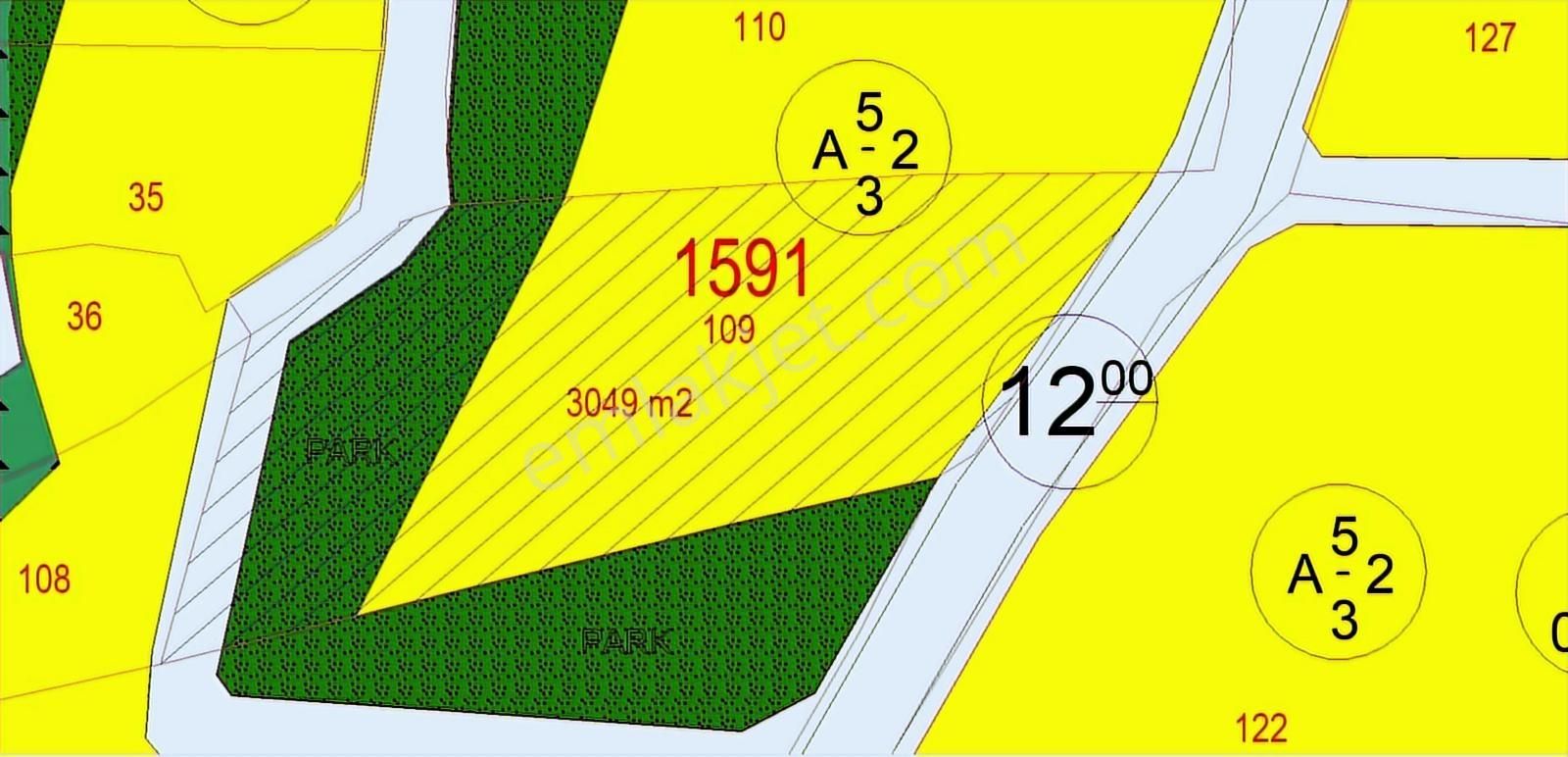 3049 M2 Villa İmarlı Arsa Kapanmaz Manzara 6 Villa Yapılır - Görsel 6
