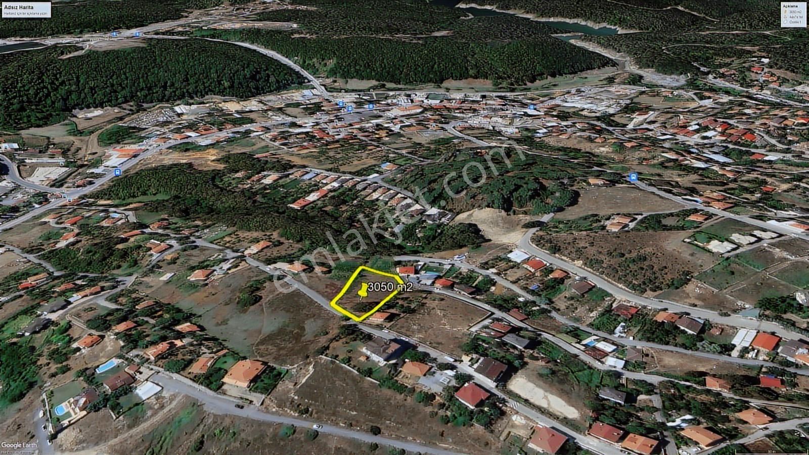 3049 M2 Villa İmarlı Arsa Kapanmaz Manzara 6 Villa Yapılır - Görsel 11