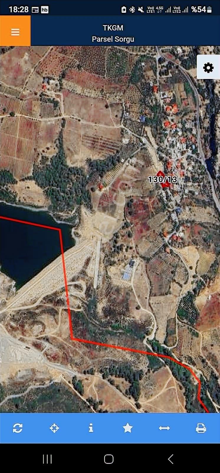 Hcl'den Cemilli Gölet/deniz , Köyiçi İmarlı 655 M2 Satılık Arsa