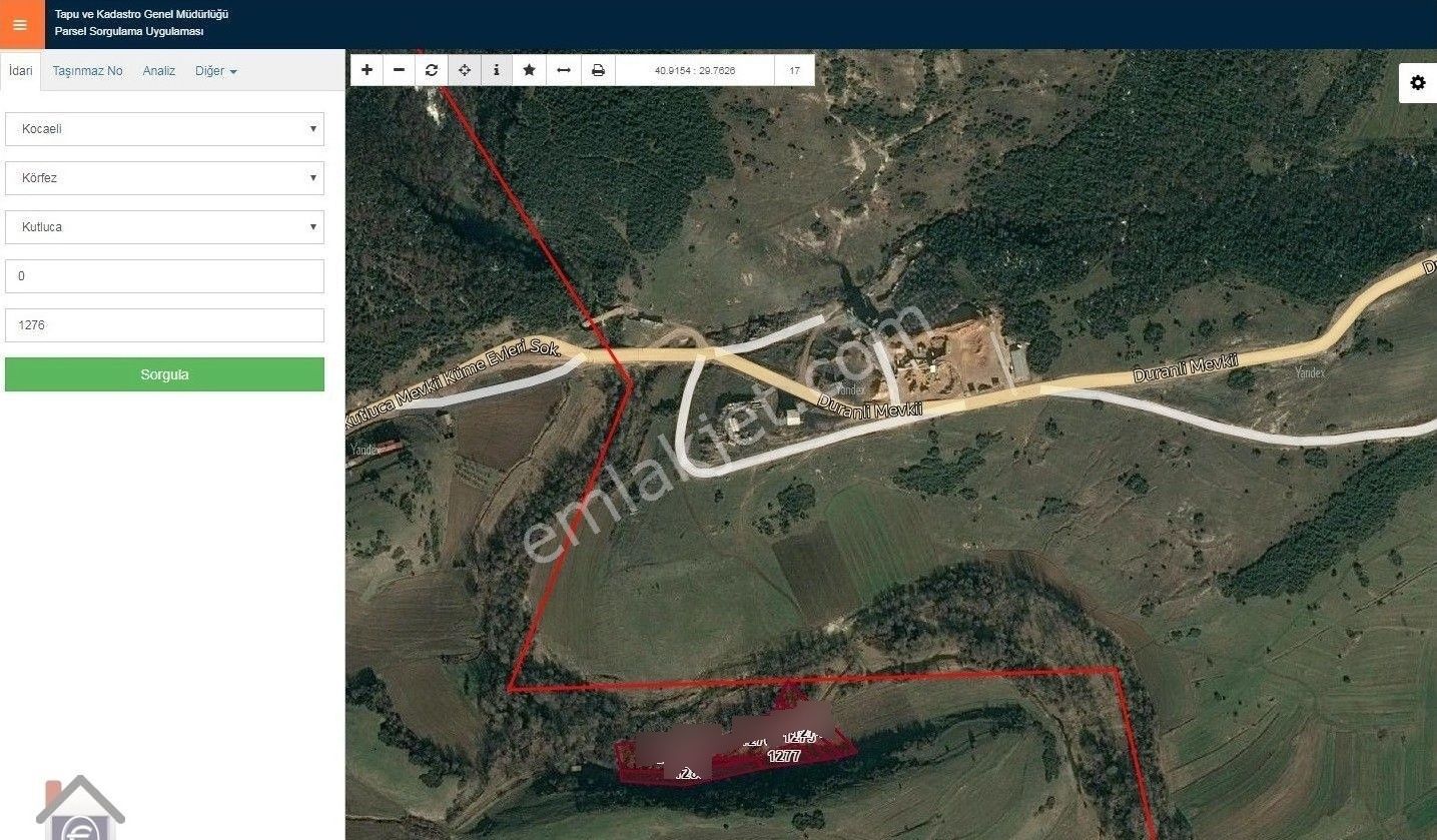 Sahibinden Körfez Kutluca Kapaklı Satılık 1492metre Villa Arsası - Görsel 18