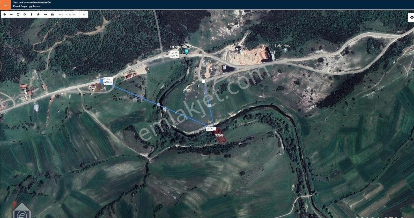 Sahibinden Körfez Kutluca Kapaklı Satılık 1492metre Villa Arsası - Görsel 17