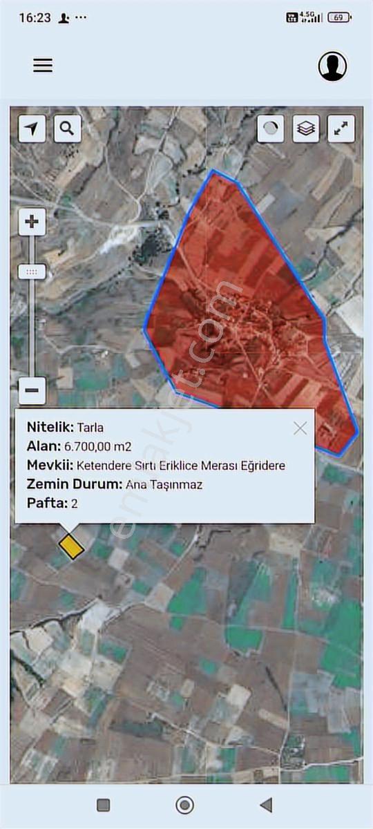 Emlakyap Tan Eriklice De Satılık Kupon Tarla - Görsel 15