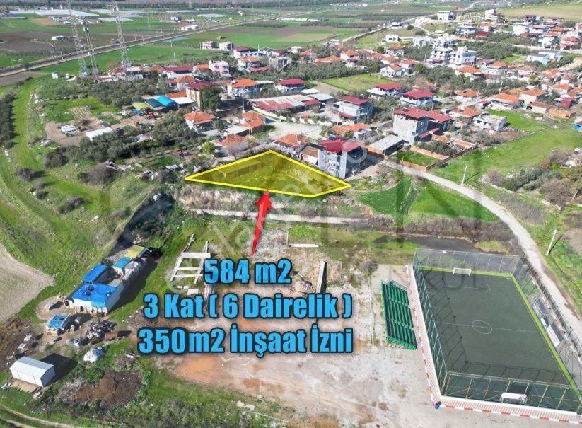 "3 Kat İmarlı" Tam Köşe Çift Yol Cepheli Merkezi Konum Arsa