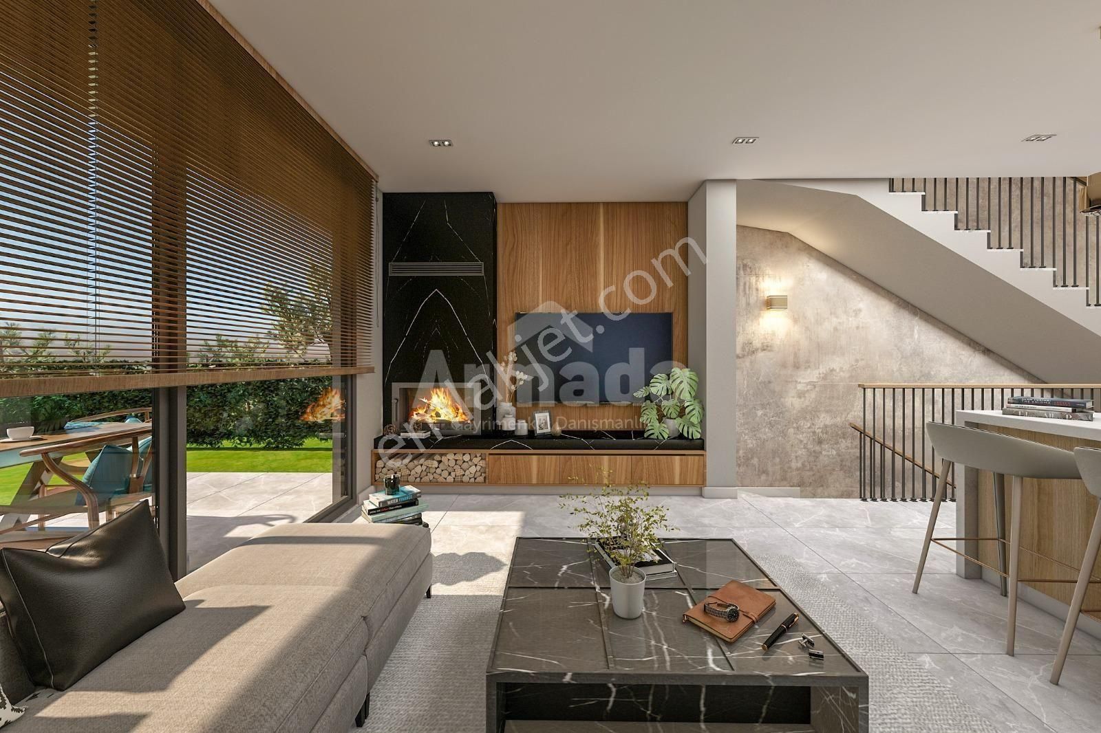 Kuşadası Karaova'da Özel Havuz Ve Saunalı 6+1 Villa - Görsel 15