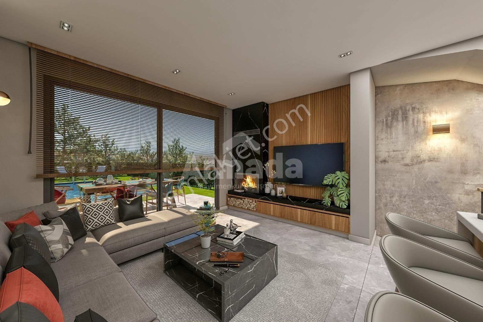 Kuşadası Karaova'da Özel Havuz Ve Saunalı 6+1 Villa - Görsel 20