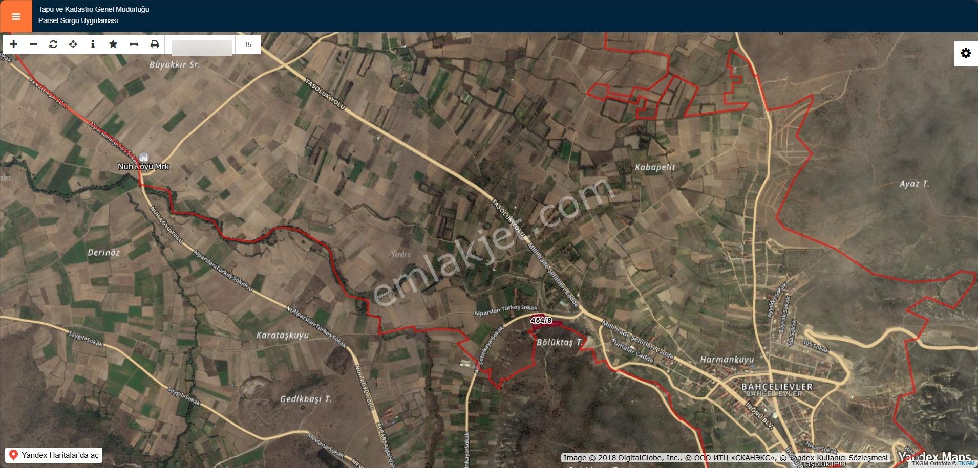Taşoluk Ta Satılık Yola Sıfır Muhteşem Arazi - Görsel 3