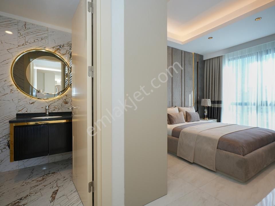 Mahmutlarda Satılık 2+1 Deniz Manzaralı Lüks Eşyalı Daire - Görsel 14