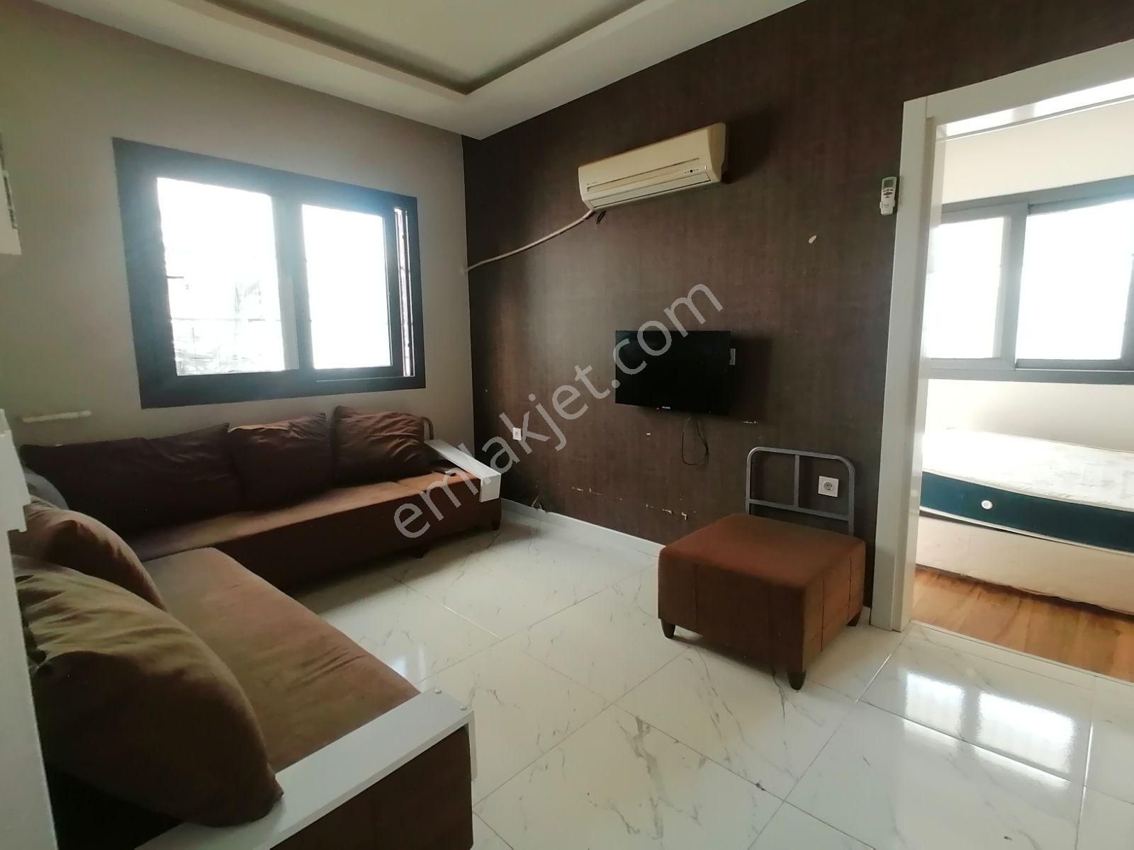 T. Özalda Yeni Binada Full Eşyalı Güney Cephe 1+1 Daire