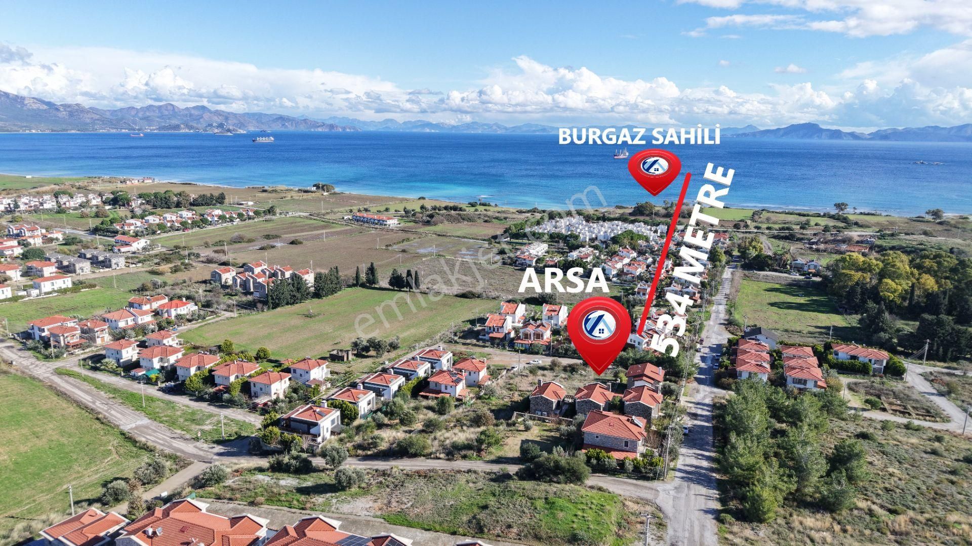 Datça Burgazda Deniz Manzaralı Kazısı Yapılmış İmarlı 500m² Arsa - Görsel 4