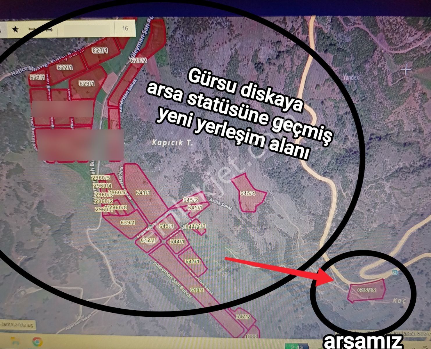 Gürsu Dışkaya Da Yeni İmar Alanına Yakın Ana Yol Üzeri 9.200 M² - Görsel 10
