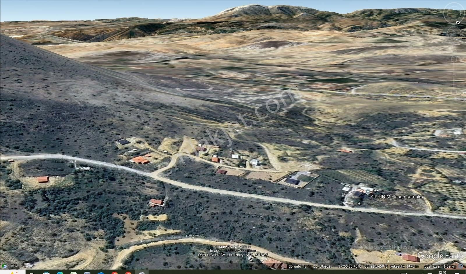 Sulutas Bağlarda Satılık 5562 M Bağ - Görsel 2