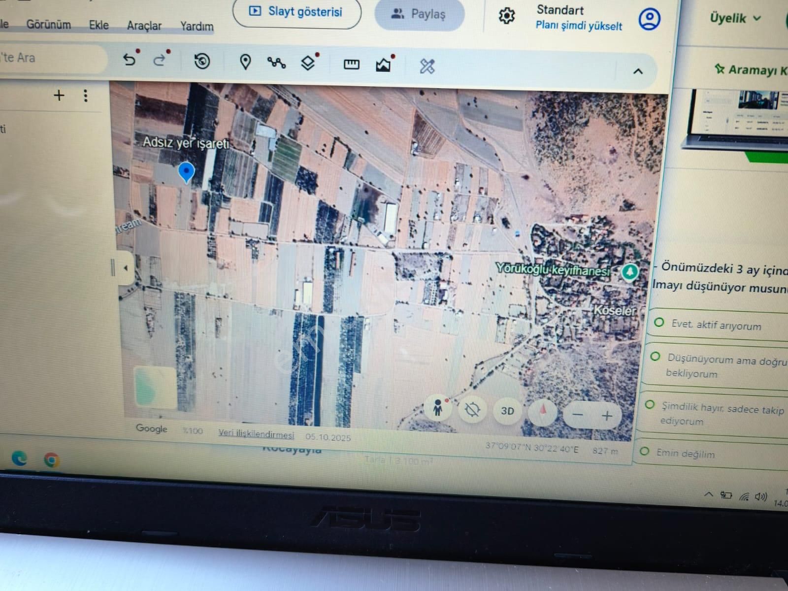 Sahibinden Satılık Tarım Arazisi (tarla) - Görsel 3