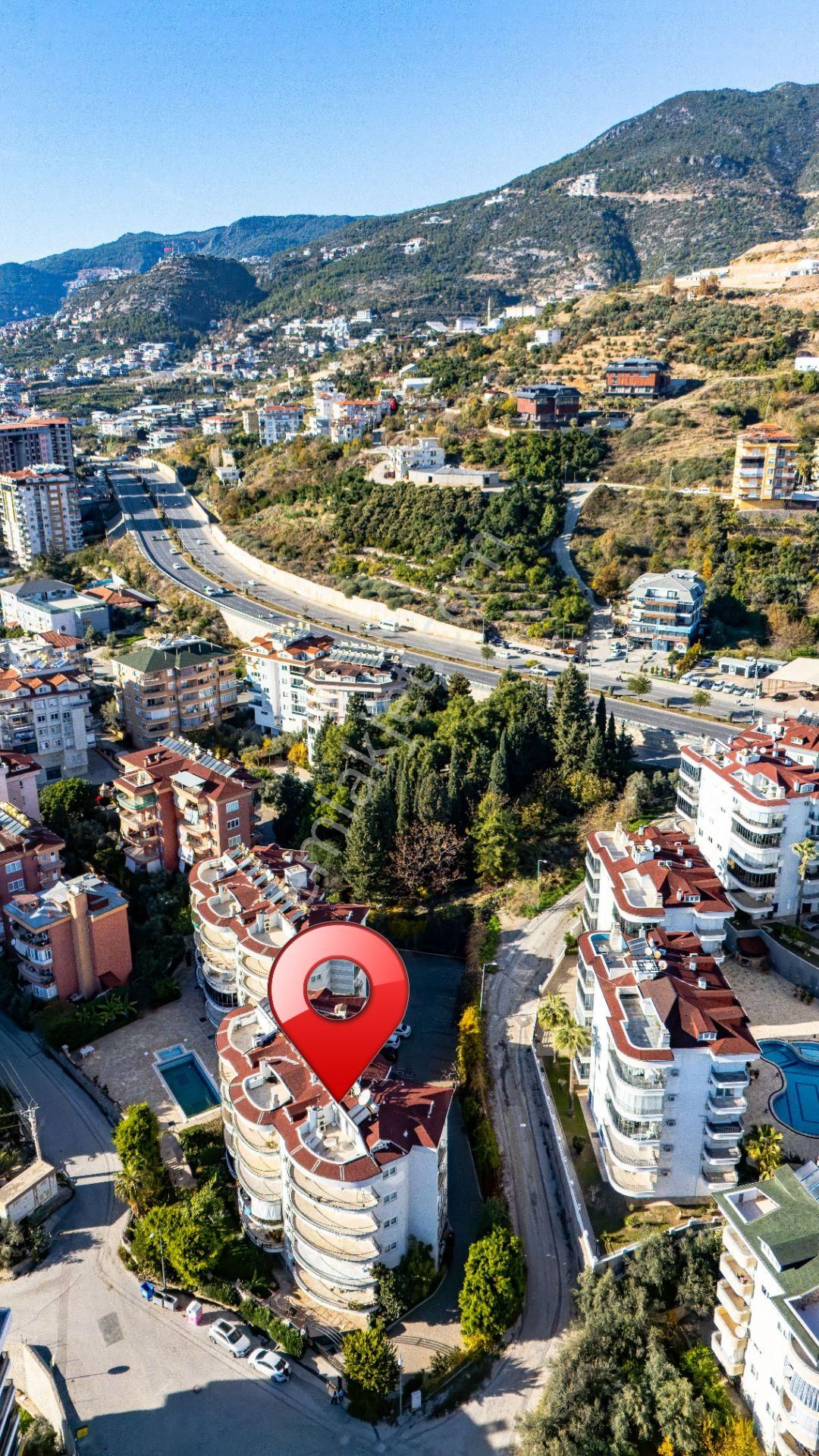 Cikcilli 2+1 Eşyalı Deniz Manzaralı Aktiviteli Bakımlı Site - Görsel 3