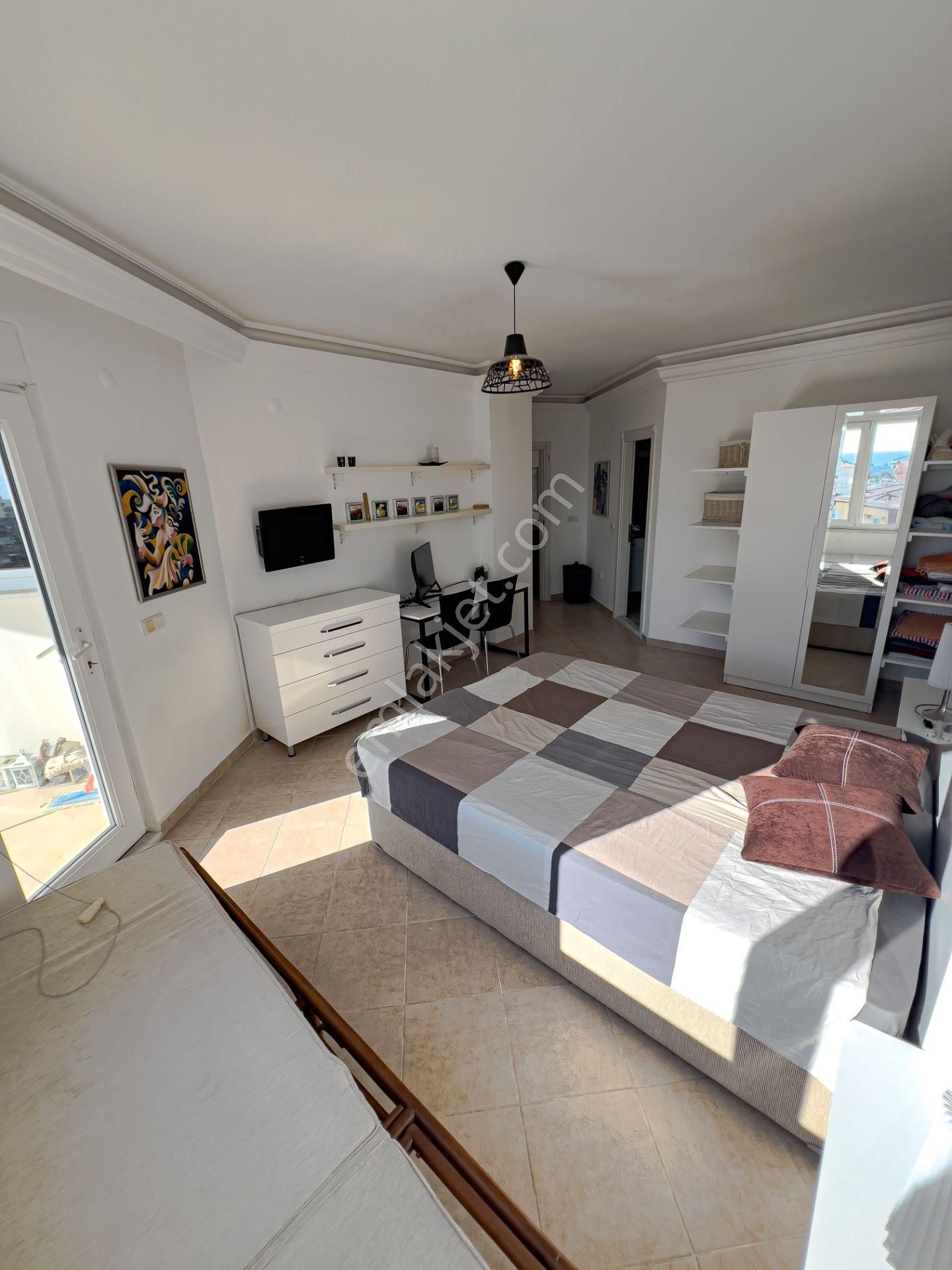 Cikcilli 2+1 Eşyalı Deniz Manzaralı Aktiviteli Bakımlı Site - Görsel 19