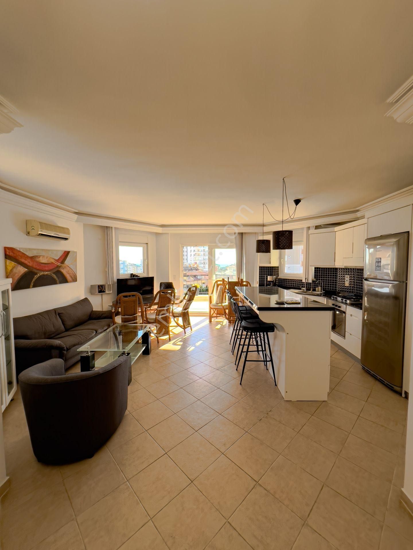 Cikcilli 2+1 Eşyalı Deniz Manzaralı Aktiviteli Bakımlı Site - Görsel 14