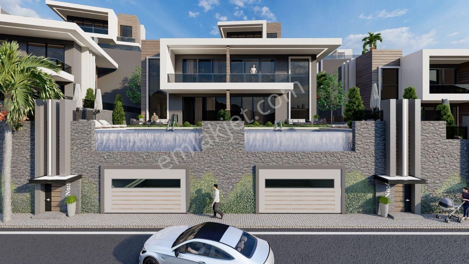 For Sale 3+1 Modern Vılla Alanya Tepe - Görsel 34