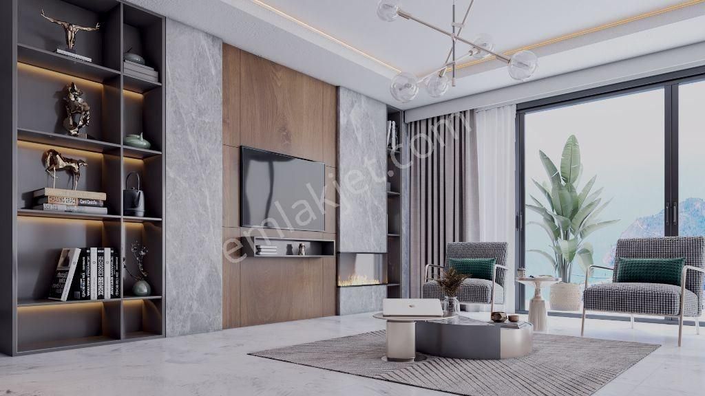 For Sale 3+1 Modern Vılla Alanya Tepe - Görsel 27