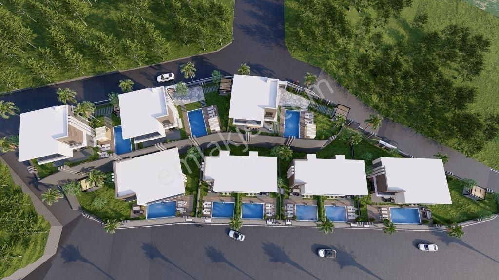 For Sale 3+1 Modern Vılla Alanya Tepe - Görsel 5