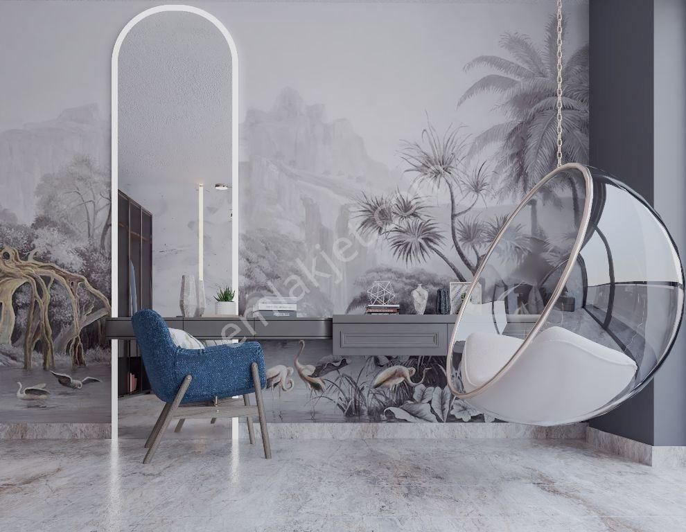 For Sale 3+1 Modern Vılla Alanya Tepe - Görsel 13