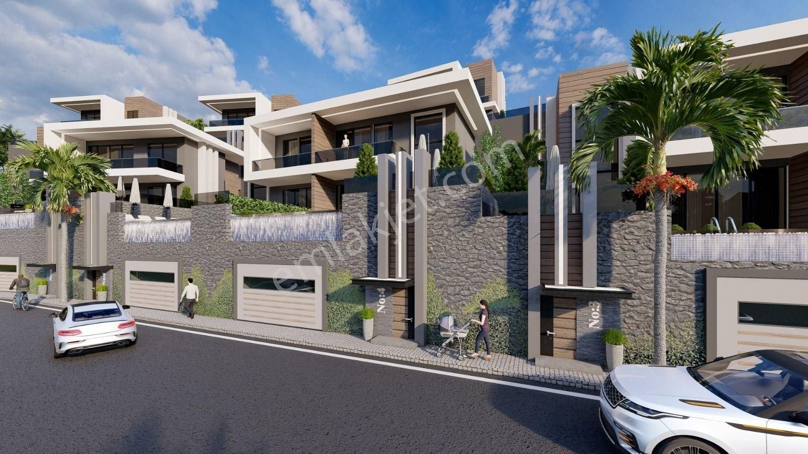 For Sale 3+1 Modern Vılla Alanya Tepe - Görsel 3