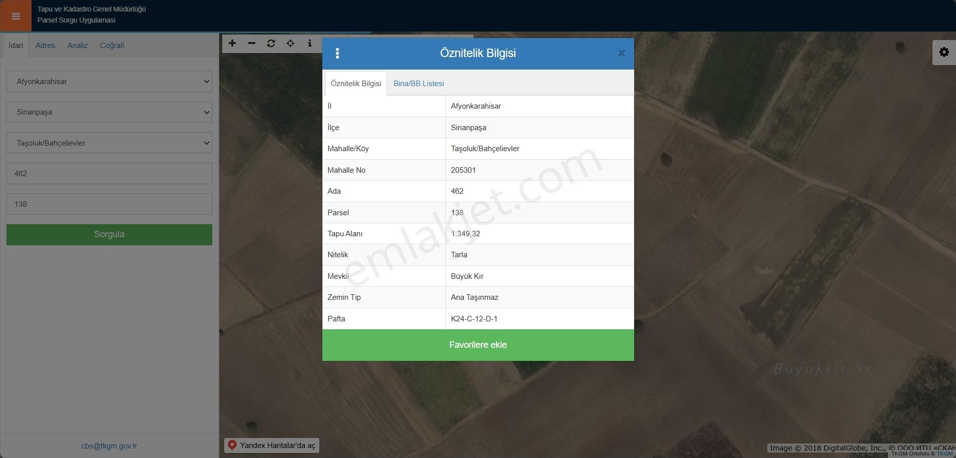 Taşoluk Ta Verimli Tarla Satılık - Görsel 2
