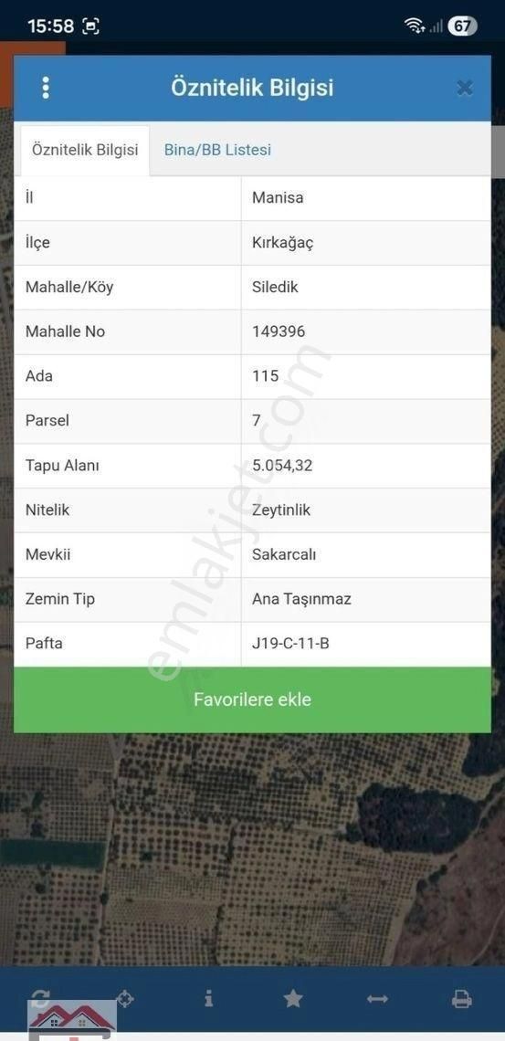 Manisa Kırkağaç Siledik Fahri Sertel Emlaktan Satılık Zeytinlik - Görsel 5