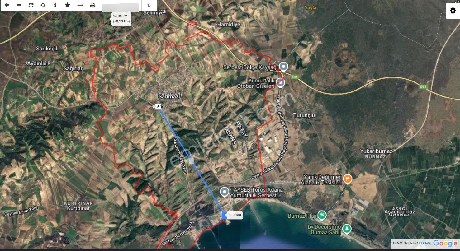 Adana/ceyhan/sarımazı Mah. Yatırım'ın Yeni Adresin'de Arsa - Görsel 3