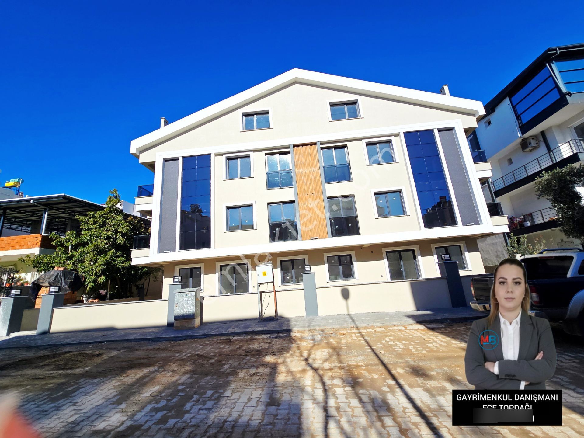 Didim'de Satılık 2+1 Ortakat Sıfır Asansörlü Ön Cephe Daire