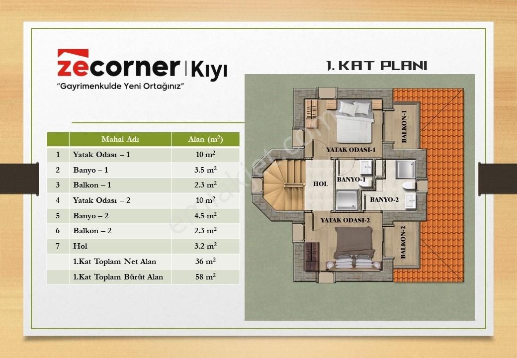 Datça'da Satılık 4+1 Lüks Satılık Villa - Görsel 11