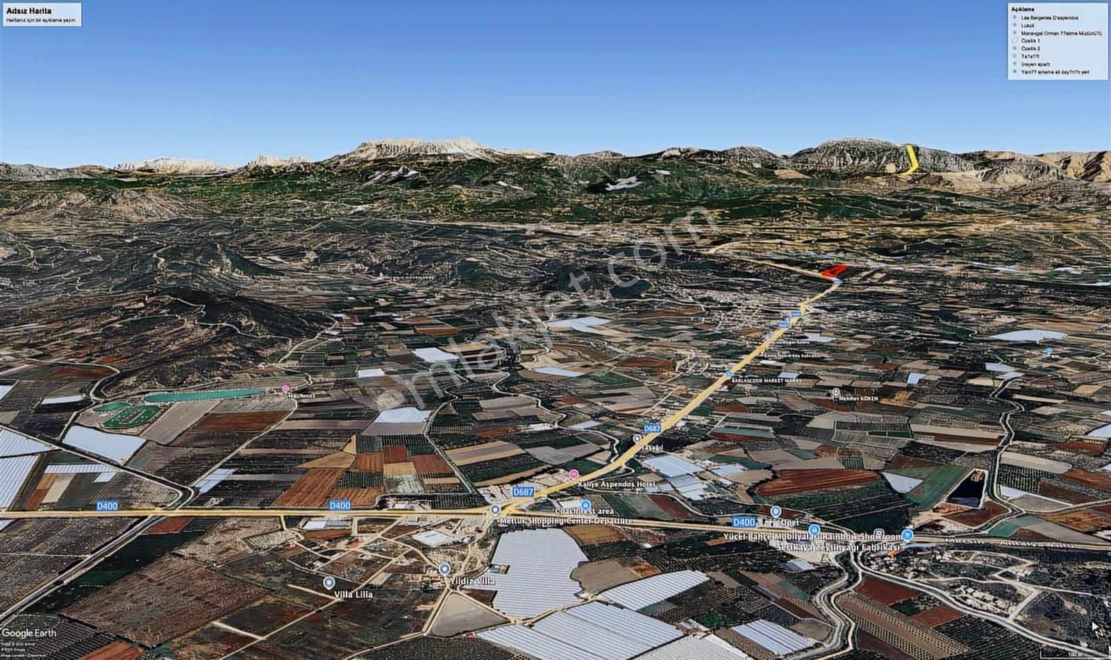 Demirkapı Tüneli Yolu Üzeri Tek Tapu 14.000 M2 Yol Cepheli Tarla - Görsel 5