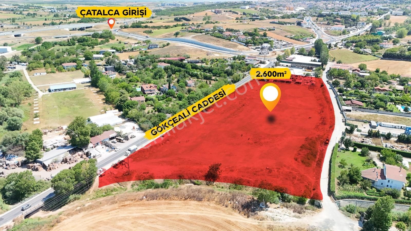 Yuşa'dan Çatalca'nın En Prestijli Parseli, Cadde Cephe 2600m2 - Görsel 10
