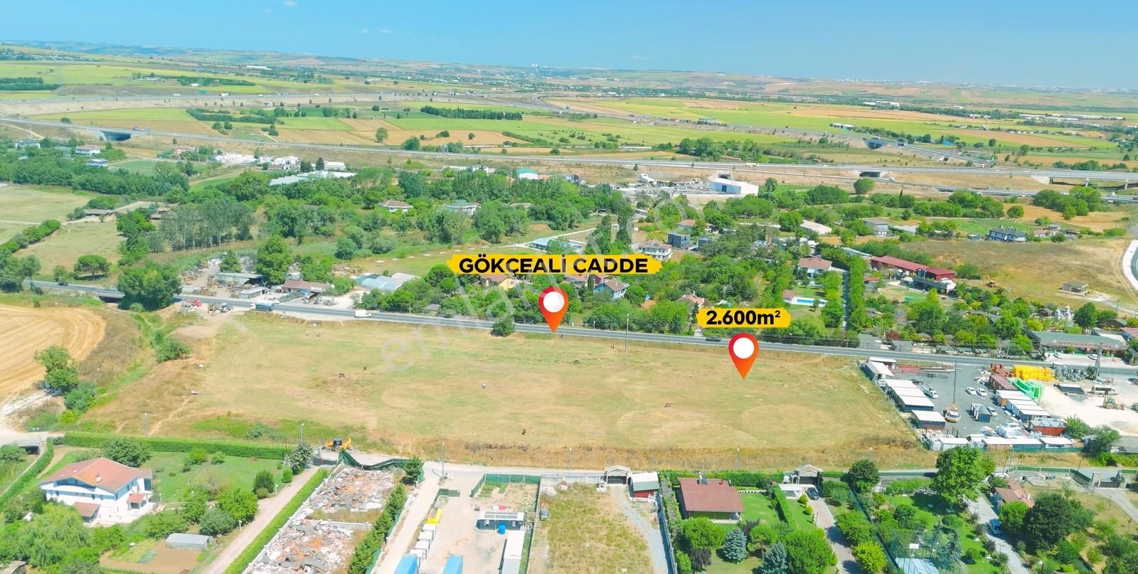 Yuşa'dan Çatalca'nın En Prestijli Parseli, Cadde Cephe 2600m2 - Görsel 3