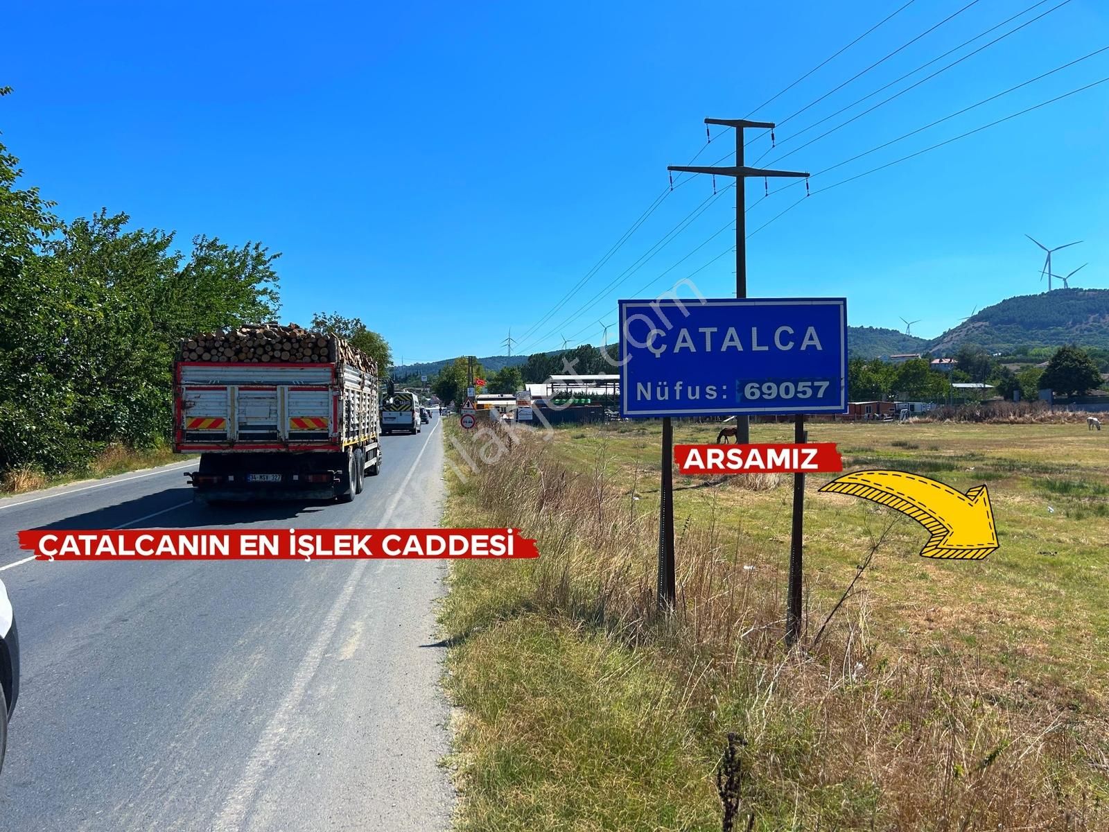 Yuşa'dan Çatalca'nın En Prestijli Parseli, Cadde Cephe 2600m2 - Görsel 8