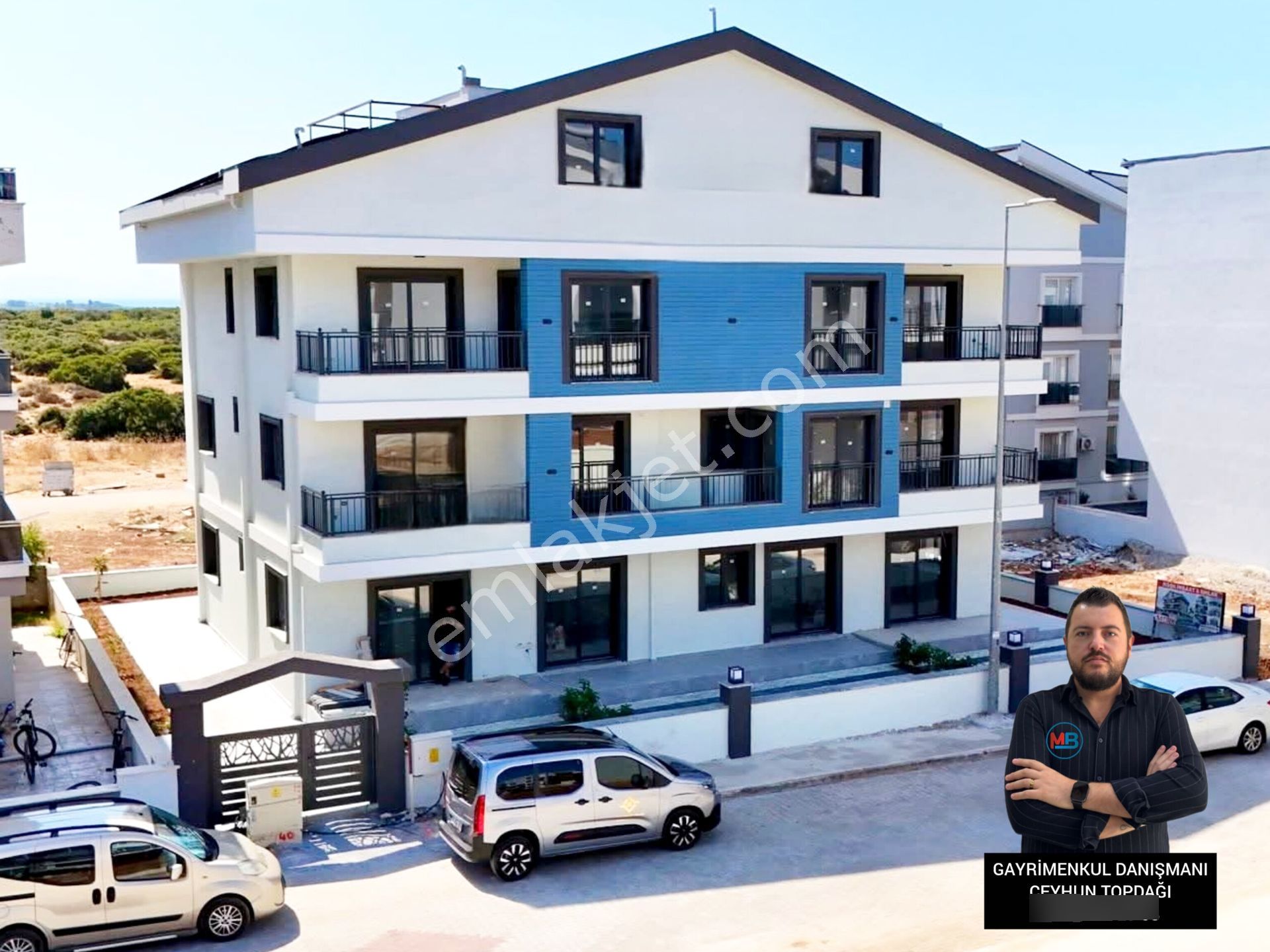 Didim'de Satılık 2+1 Ön Cephe Sıfır Daire Orta Kat Asansörlü Denize Yakın Konumda !