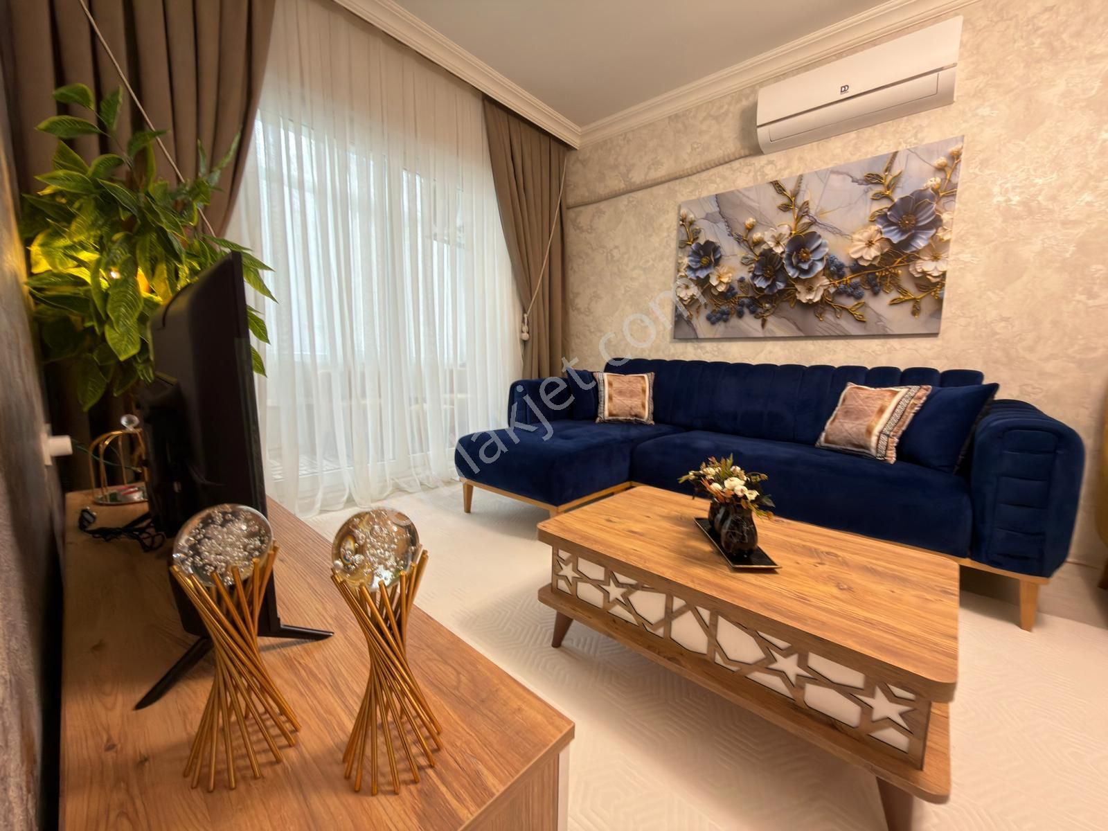 👑 Taç Emlak Nazilli Sümer Mahallesi’nde Emsalsiz, Cam Balkonlu, Sıfır Eşyalı, Lüks 1+1 Satılık - Görsel 2