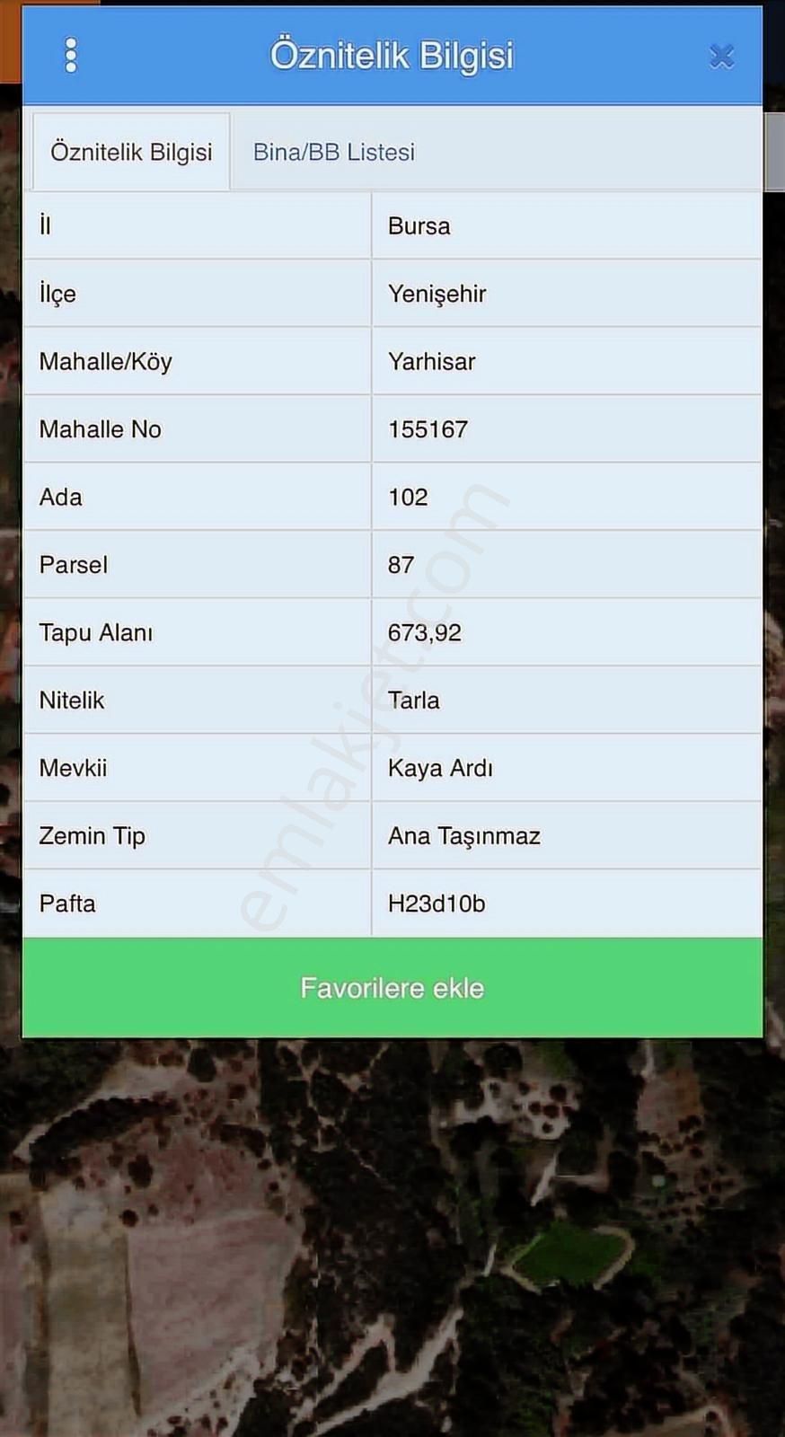 Bm Real Estate Yenişehir Yarhisar'da Köyiçi 673 M2 Tarla - Görsel 3