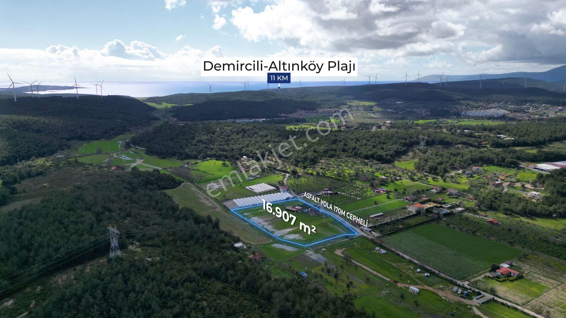 Urla Kuşçular'da Satılık 16.907,37 M2 Arazi