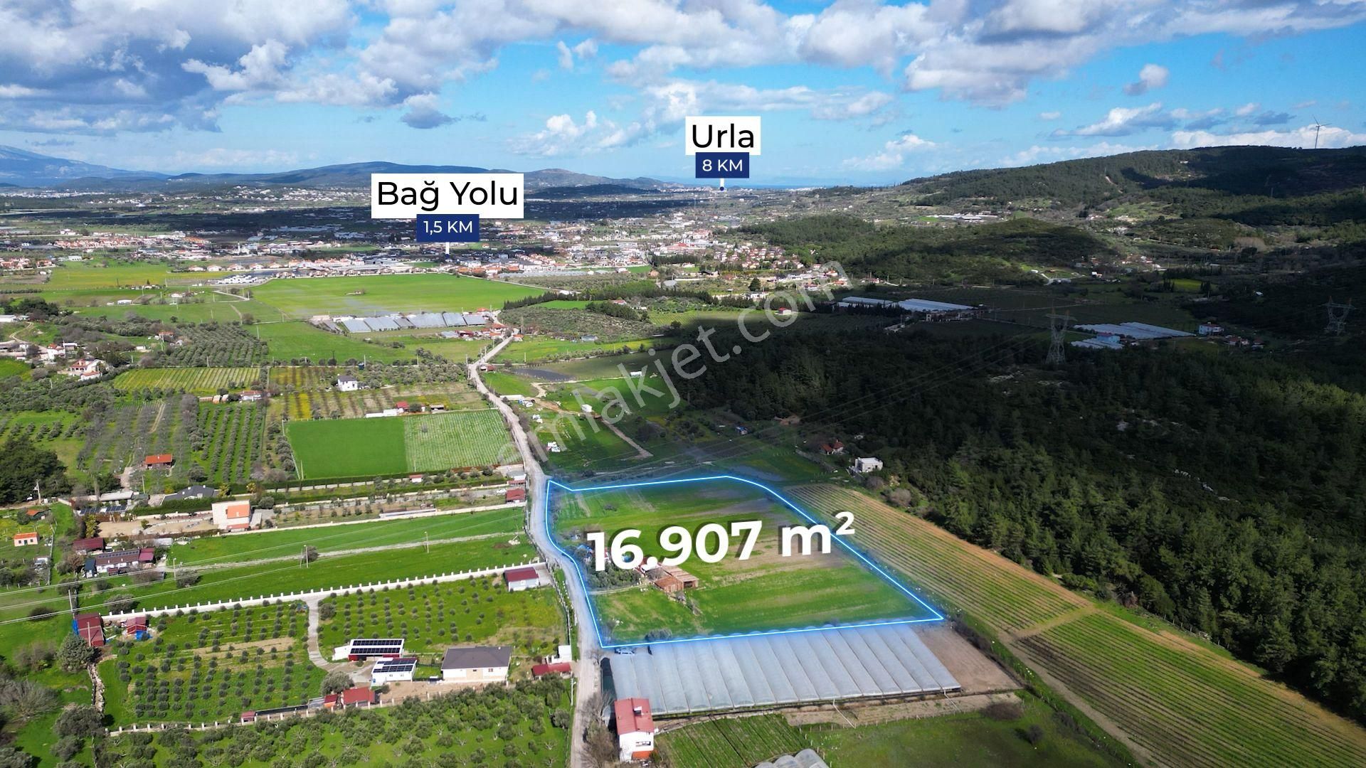 Urla Kuşçular'da Satılık 16.907,37 M2 Arazi - Görsel 2