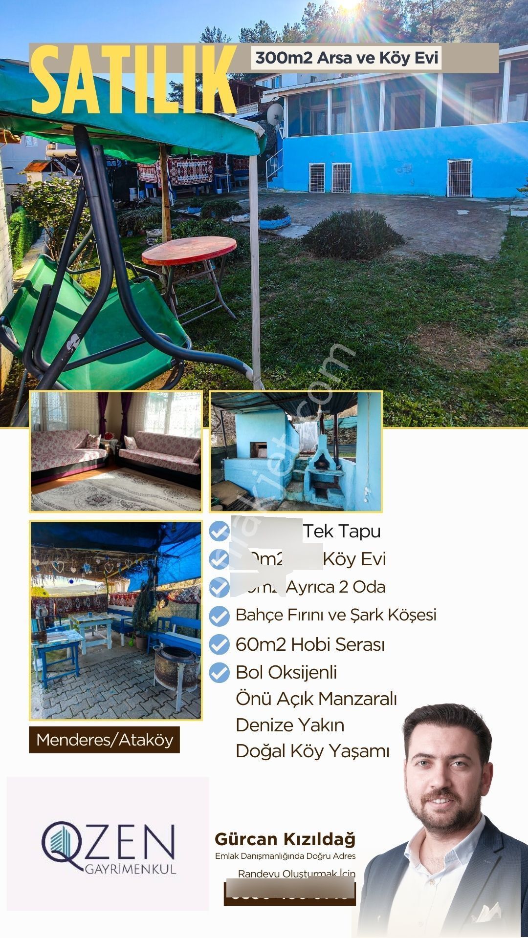 Tek Tapu | Köy İçi İmarlı | 300m2 İmarlı Arsa İçinde Müstakil Evli - Görsel 19