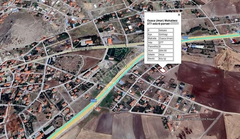 Gölbaşı, Oyaca ( Yeşilçam ) Mah. Yerleşim İçi, Satılık Arsa ...