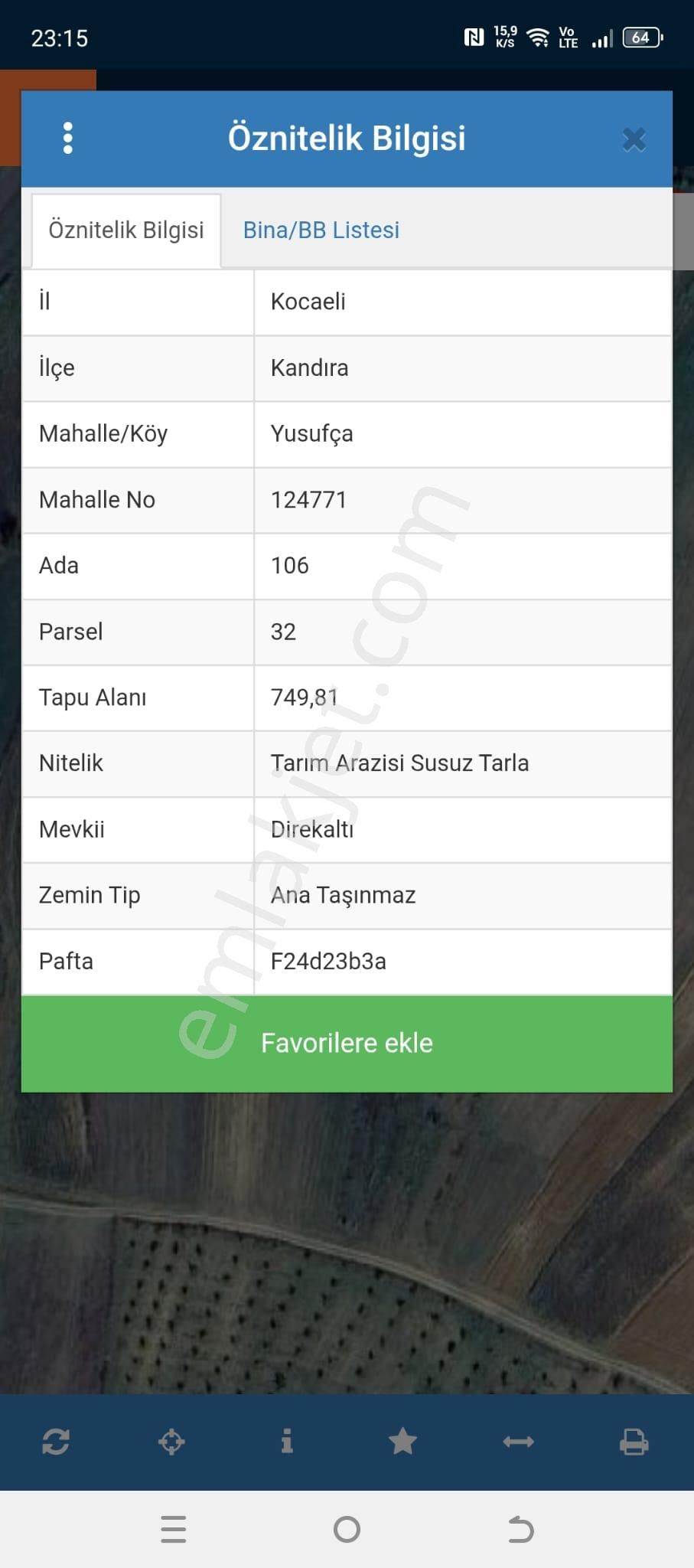 Kandıra Yusufça Da 749 Metre Kare Yatırım Fırsatı Tarla - Görsel 5