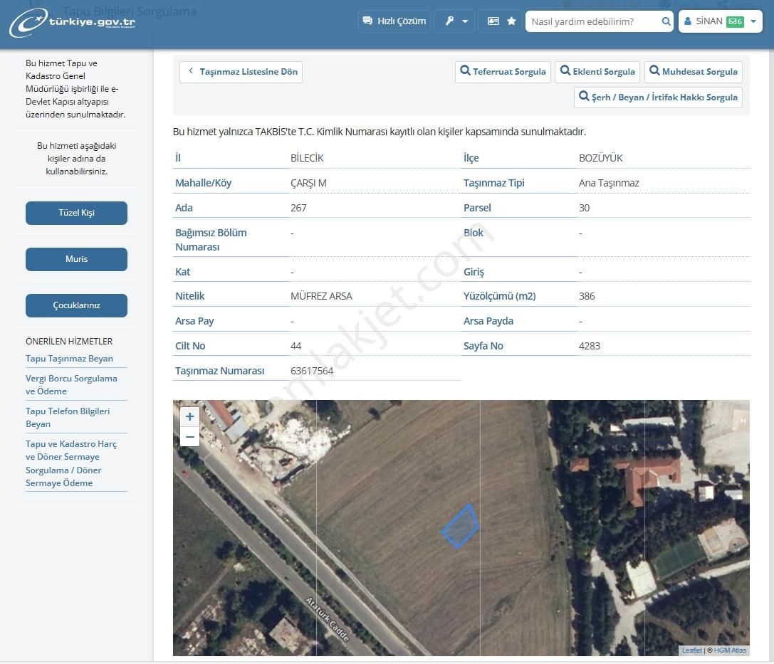 Bilecik -bozüyük- Çarşı Ada 267 3761 M2 Yatırımlık Arsa - Görsel 14