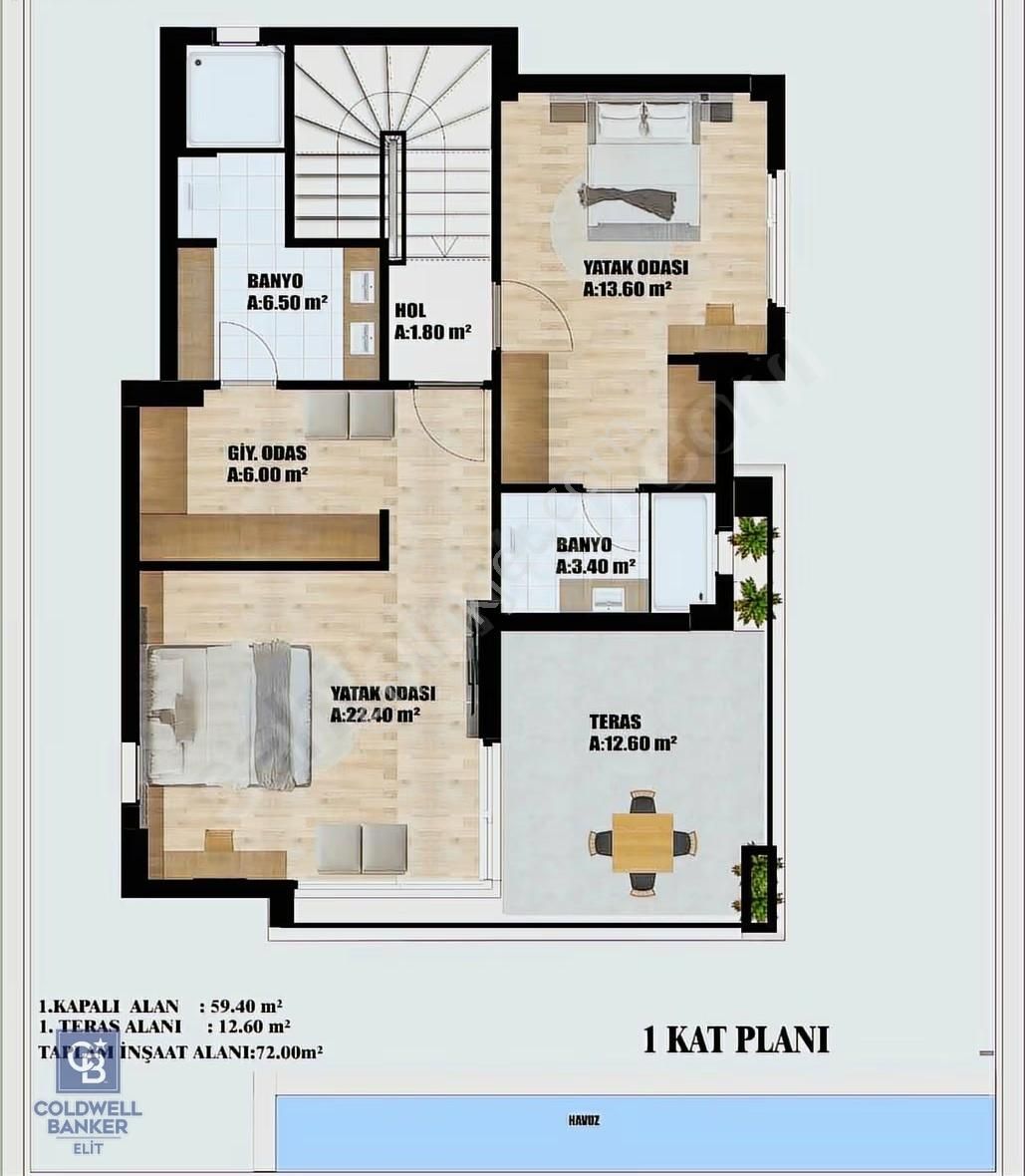 Turgutreis Bahçelievlerde Projeden Satılık Villalar - Görsel 5