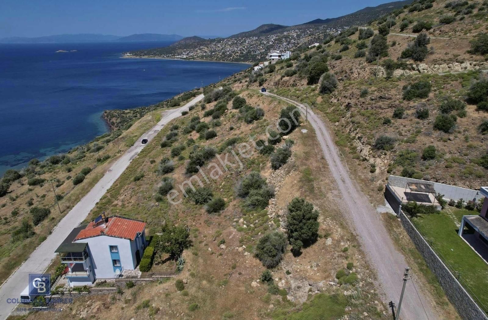 Çandarlı Eykoda Deniz Ve Ada Manzaralı Villa İmarlı Arsa - Görsel 2