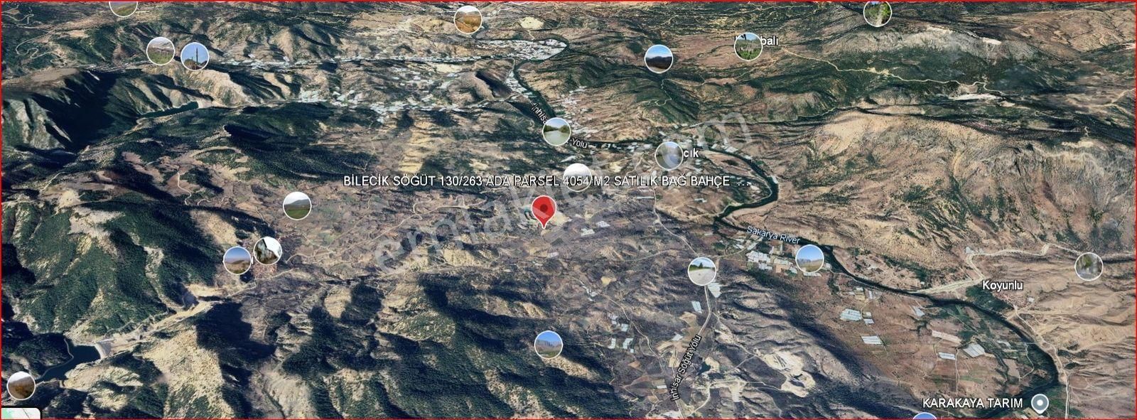 Bılecık Söğüt Yakacık'ta 4054 M² Tek Tapu, Sorunsuz Satılık Bağ/ - Görsel 3